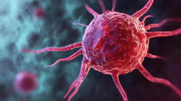 Cancer cells are shown in this image photo