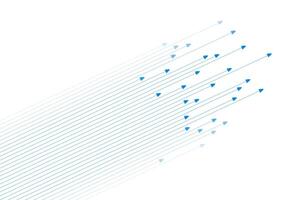 Abstract linear arrows geometric tech background vector