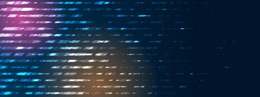 Colorful glowing shiny geometric tech abstract background vector