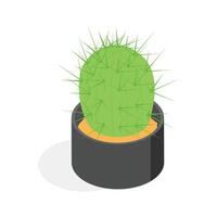 Take this amazing icon of cactus in modern style vector