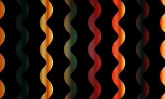 colorful line wave abstract vertical stripes design wallpaper black background. soft color lines pattern. vector