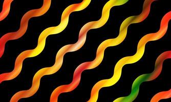 colorful line wave abstract diagonal stripes design wallpaper black background. artistic lines pattern. vector