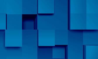 Blue cubes pattern. Abstract square mosaic. geometric artistic shape texture. vector