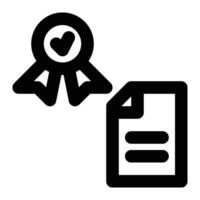 Data Quality, Data Validation Outline Icon vector