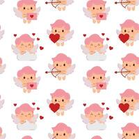 Seamless pattern for valentine's day. wrapping vector