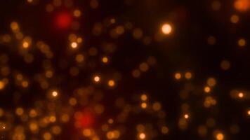 Golden Loop Animated Bokeh Background video