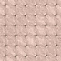 Abstract mid century linear seamless pattern with geometric half rounded rectangle shapes on a mocha colored mousse background evoking a soft brown color vector