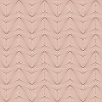 Abstract mid-century linear seamless pattern with geometric triangle shapes on a mocha colored mousse background evoking a soft brown color. vector
