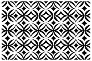 Abstract Geometric Pattern Featuring Blue Petal Flowers vector