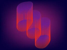 abstract background with lines and circles vector