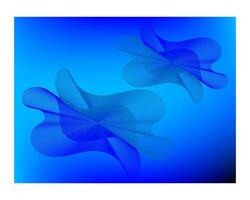 Abstract blue lines and curve background vector