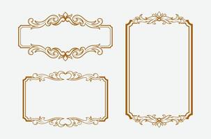 Geometric Shape with Vintage Engraved Frame vector