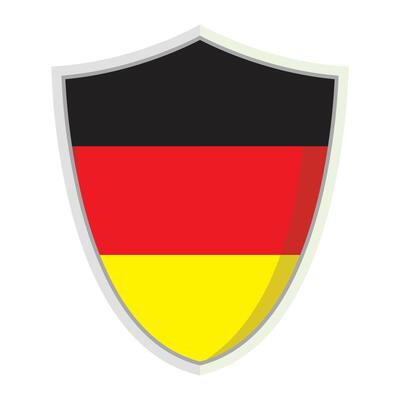 Germany flag shield Badge
