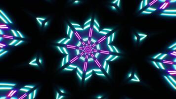 Kaleidoscopic VJ Lights Loop Background video