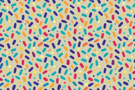 resumen vistoso modelo aleatorio formas, brillante matices, vívido textura. vector