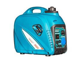 Single-phase gasoline inverter generator with manual starter. photo