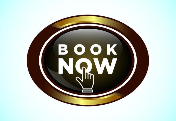 Book now icon design, Button design