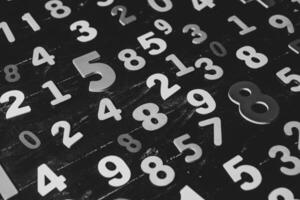 Business pattern. banking activity with numbers and mathematics. photo