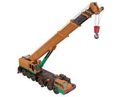 3d rendering crane with long arm photo