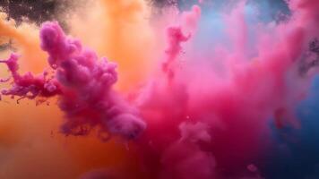 The energetic abstract animation with a rich color palette creates a stunning backdrop, providing the perfect blend of art and technology to create a unique and unforgettable visual effect video