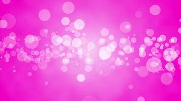 Pink Abstract Bokeh Particles Background Loop video