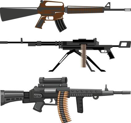 War-Themed Rifle and Ammo