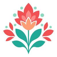 Elegant Floral Elements Design for Headings and Endings Ornamental Touch vector