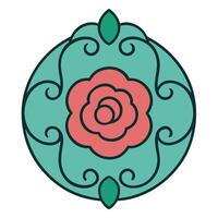 Artistic Floral Design for Banner and Heading with Elements vector