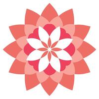 Mandala Decorative Floral Elements Design for Heading and Ending with Intricate Artistic Patterns Ornamental Details vector