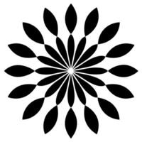 Artistic Floral Design for Banner and Heading with Ornamental Element vector
