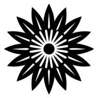 Mandala Decorative Floral Elements Design for Heading and Ending with Intricate Artistic Patterns vector