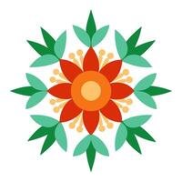 Elegant Floral Elements Design for Endings with Ornamental Touch vector