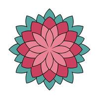 Mandala Decorative Floral Elements Design for Heading and Ending with Intricate Artistic Patterns and Ornamental Details vector