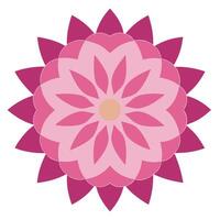Mandala Decorative Floral Elements Design for Heading and Ending with Intricate Artistic and Ornamental Details vector