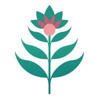 Elegant Floral Elements Design for Headings and Endings a Decorative Style vector