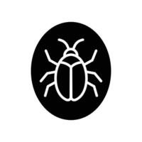 beetle icon in different style vector