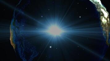 World Globe Background 3D Rendering video