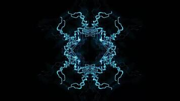 Abstract Light Crystal Background Digital Rendering video