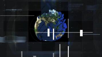 Abstract Earth Background Digital Rendering video