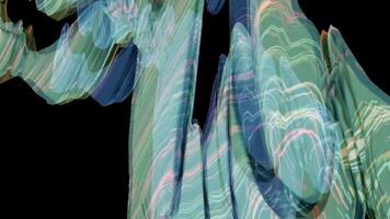 Organic Abstract Structure Digital Rendering video