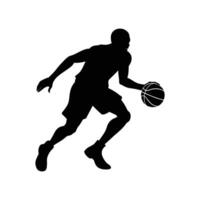 basket ball player playing vector
