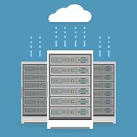 Server Cloud Data Access Transfer Icon Illustration vector