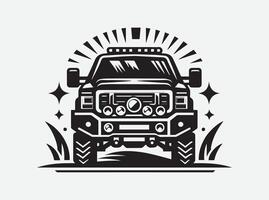 Simple Car Silhouette Icons for Websites and Mobile Apps vector