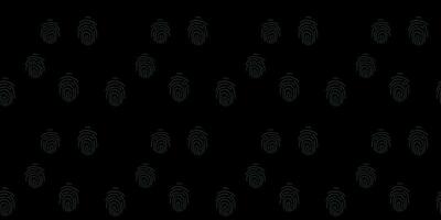 Digital representation of fingerprint patterns in a dark background showcasing security concepts vector