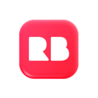Redbubble app icon on transparent background png