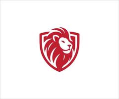 the red lion logo on a white background vector