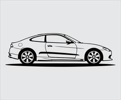 Car icon on white background. illustration for your graphic design vector