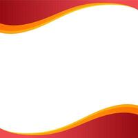 Red wave background style vector