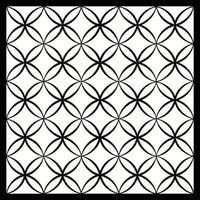 a black and white pattern with circles vector