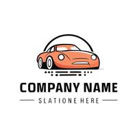 car logo design template on a white background, vector